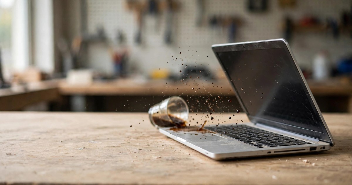 MacBook Liquid Damage: What to Do First & How to Save Data
